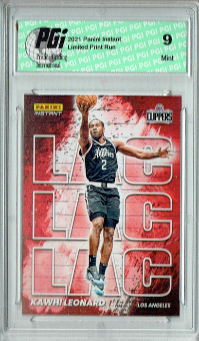 PGI 9 Kawhi Leonard 2021 Panini Instant #MC13 My City 1/1496 Trading Card