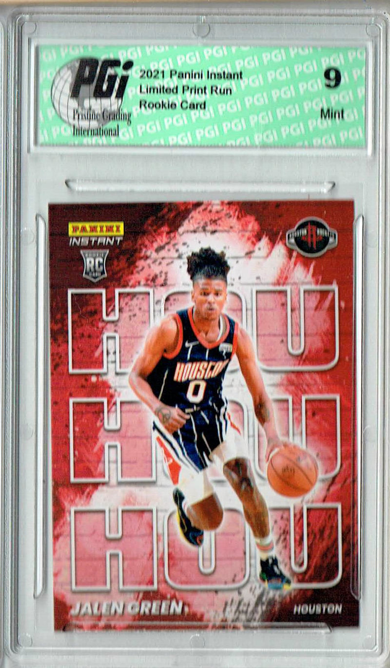 PGI 9 Jalen Green 2021 Panini Instant #MC11 My City 1/1496 Rookie Card