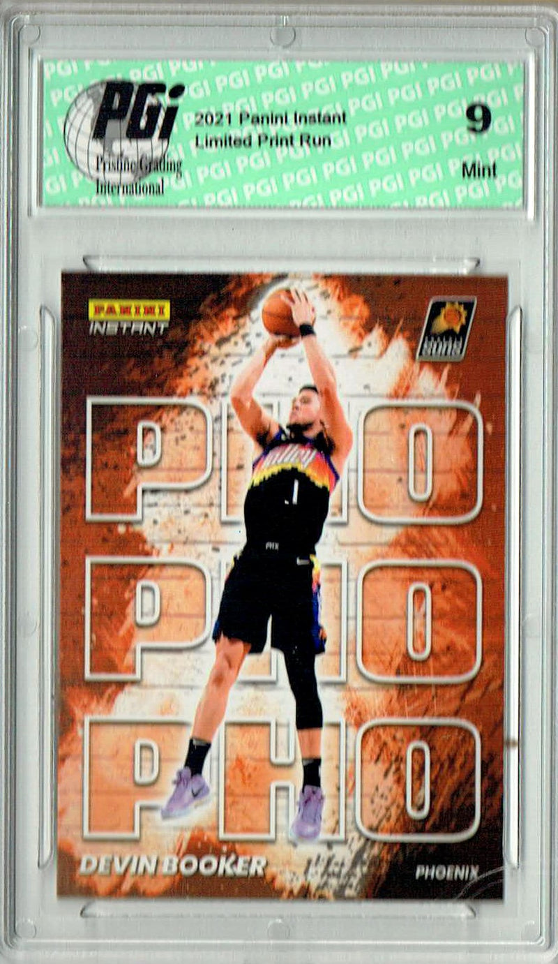PGI 9 Devin Booker 2021 Panini Instant #MC24 My City 1/1496 Trading Card