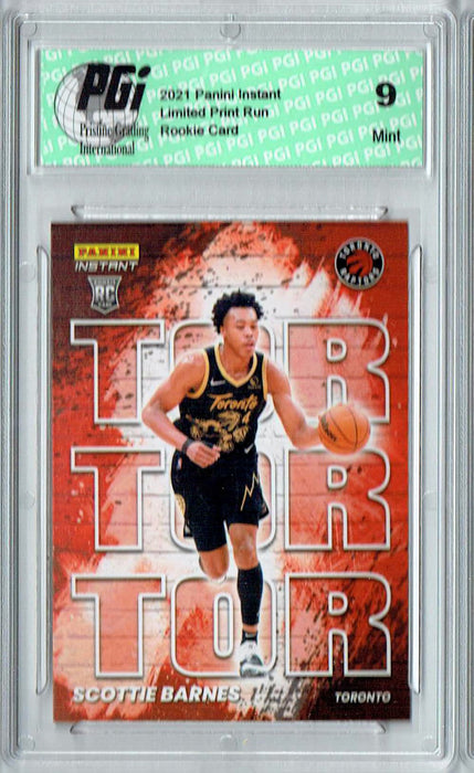 PGI 9 Scottie Barnes 2021 Panini Instant #MC28 My City 1/1496 Rookie Card