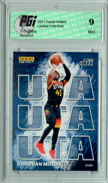 PGI 9 Donovan Mitchell 2021 Panini Instant #MC29 My City 1/1496 Trading Card