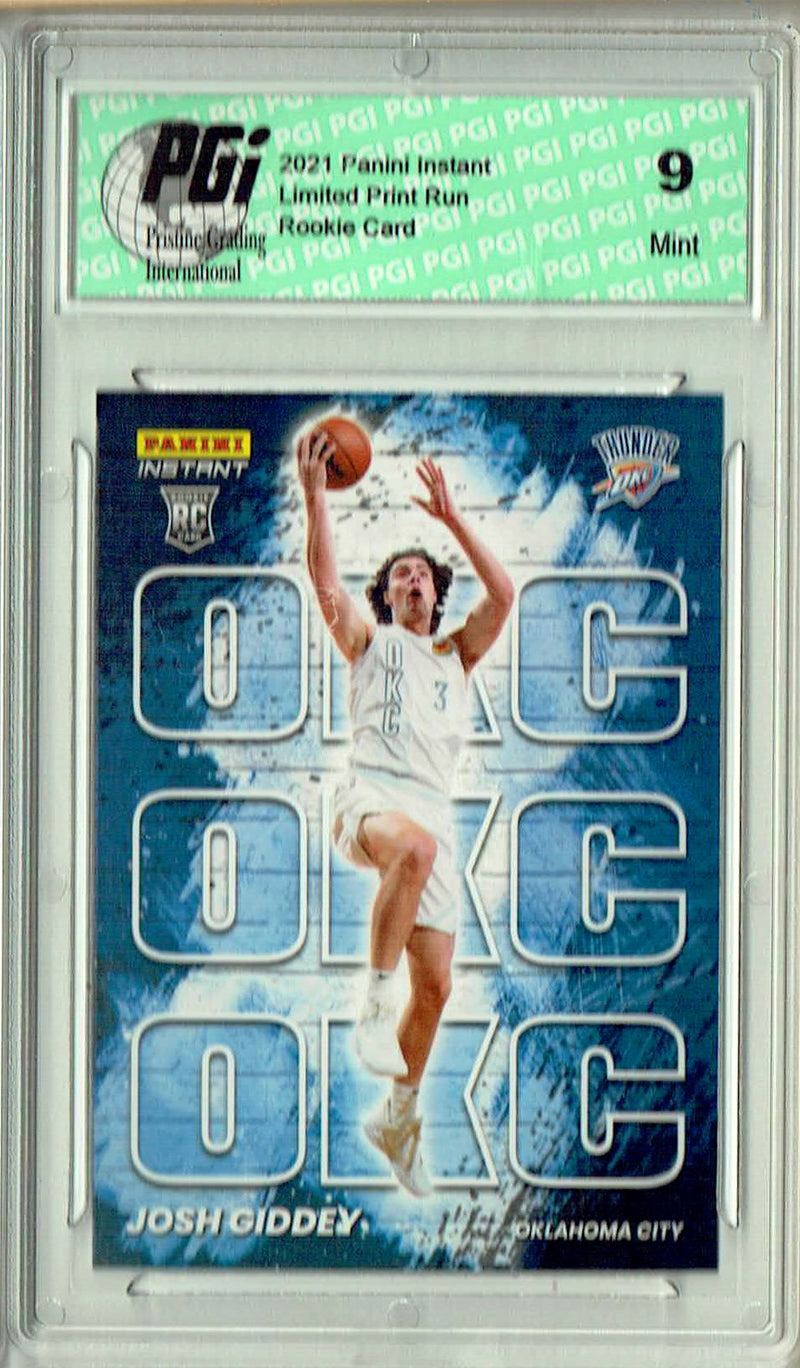 PGI 9 Josh Giddey 2021 Panini Instant #MC21 My City 1/1496 Rookie Card