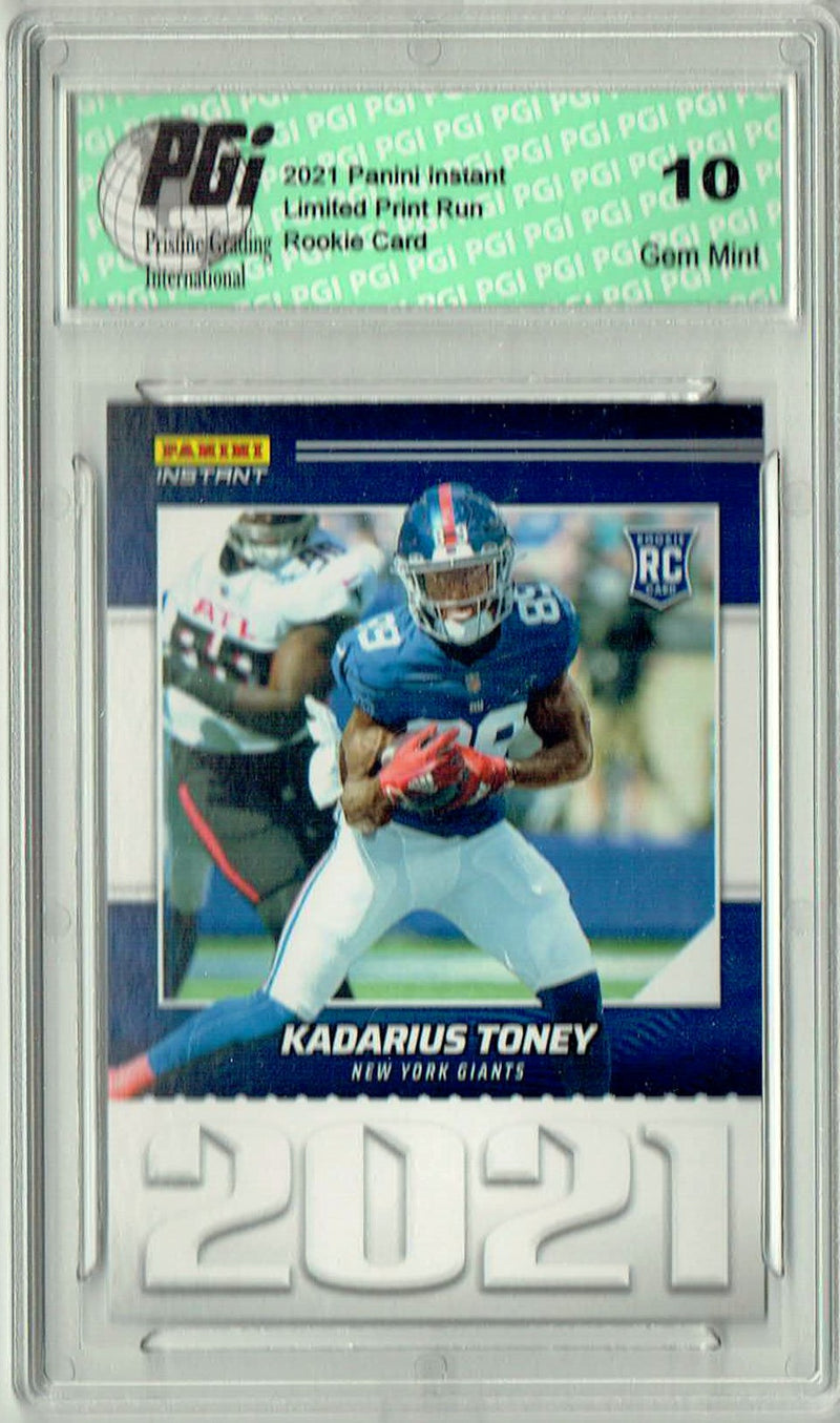 Kadarius Toney 2021 Panini Year One #YO10 Only 1269 Made Rookie Card PGI 10