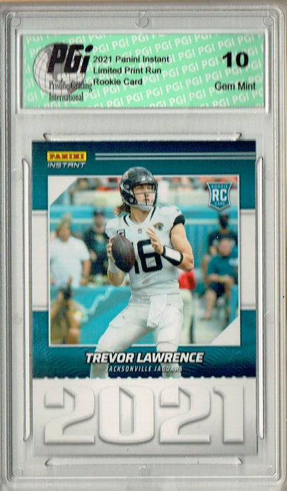 Trevor Lawrence 2021 Panini Year One #YO1 Only 1269 Made Rookie Card PGI 10