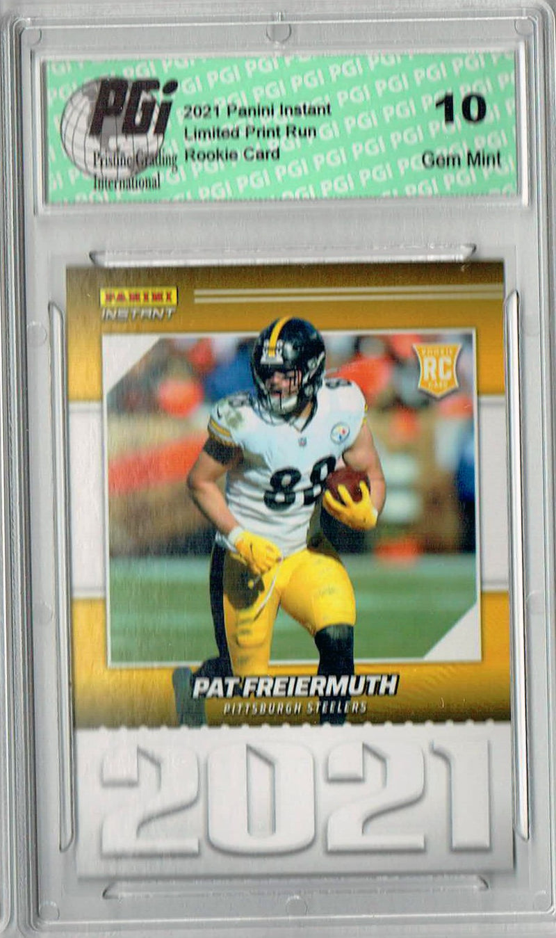 Pat Freiermuth 2021 Panini Year One #YO17 Only 1269 Made Rookie Card PGI 10