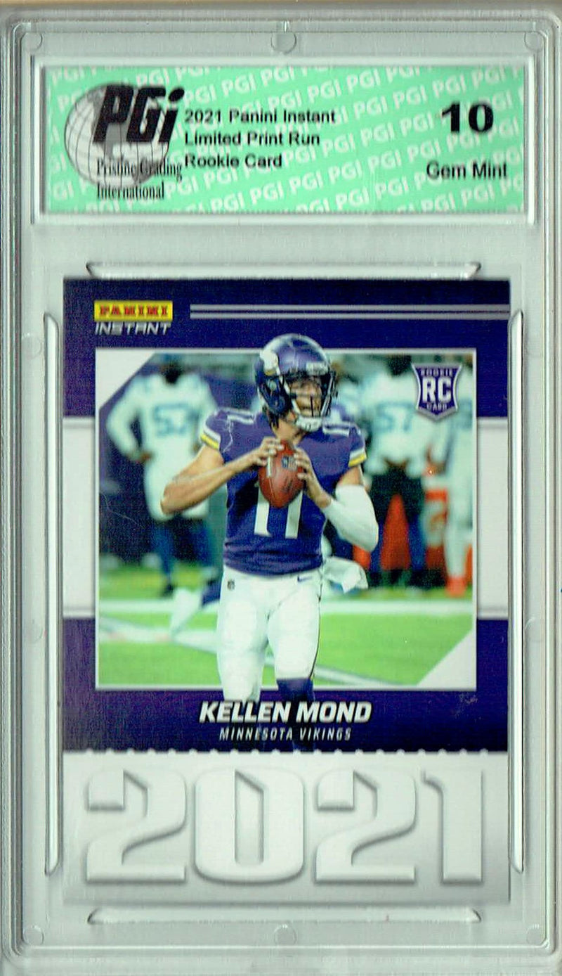 Kellen Mond 2021 Panini Year One #YO21 Only 1269 Made Rookie Card PGI 10