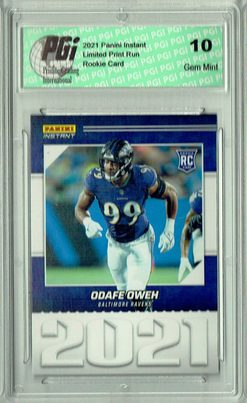 Odafe Oweh 2021 Panini Year One #YO38 Only 1269 Made Rookie Card PGI 10