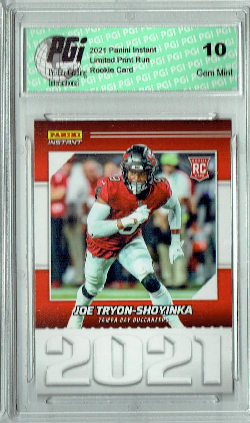 Joe Tryon-Shoyinka 2021 Panini Year One #YO39 Only 1269 Made Rookie Card PGI 10