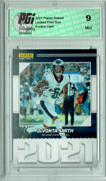 PGI 9 DeVonta Smith 2021 Panini Year One #YO7 Print Run: 1,269 Rookie Card