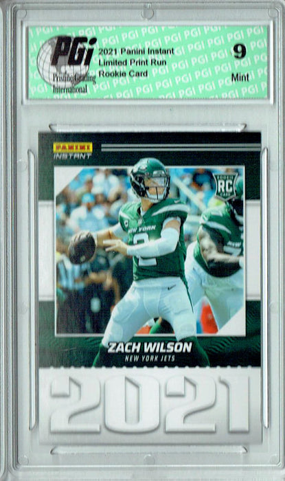 PGI 9 Zach Wilson 2021 Panini Year One #YO2 Print Run: 1,269 Rookie Card