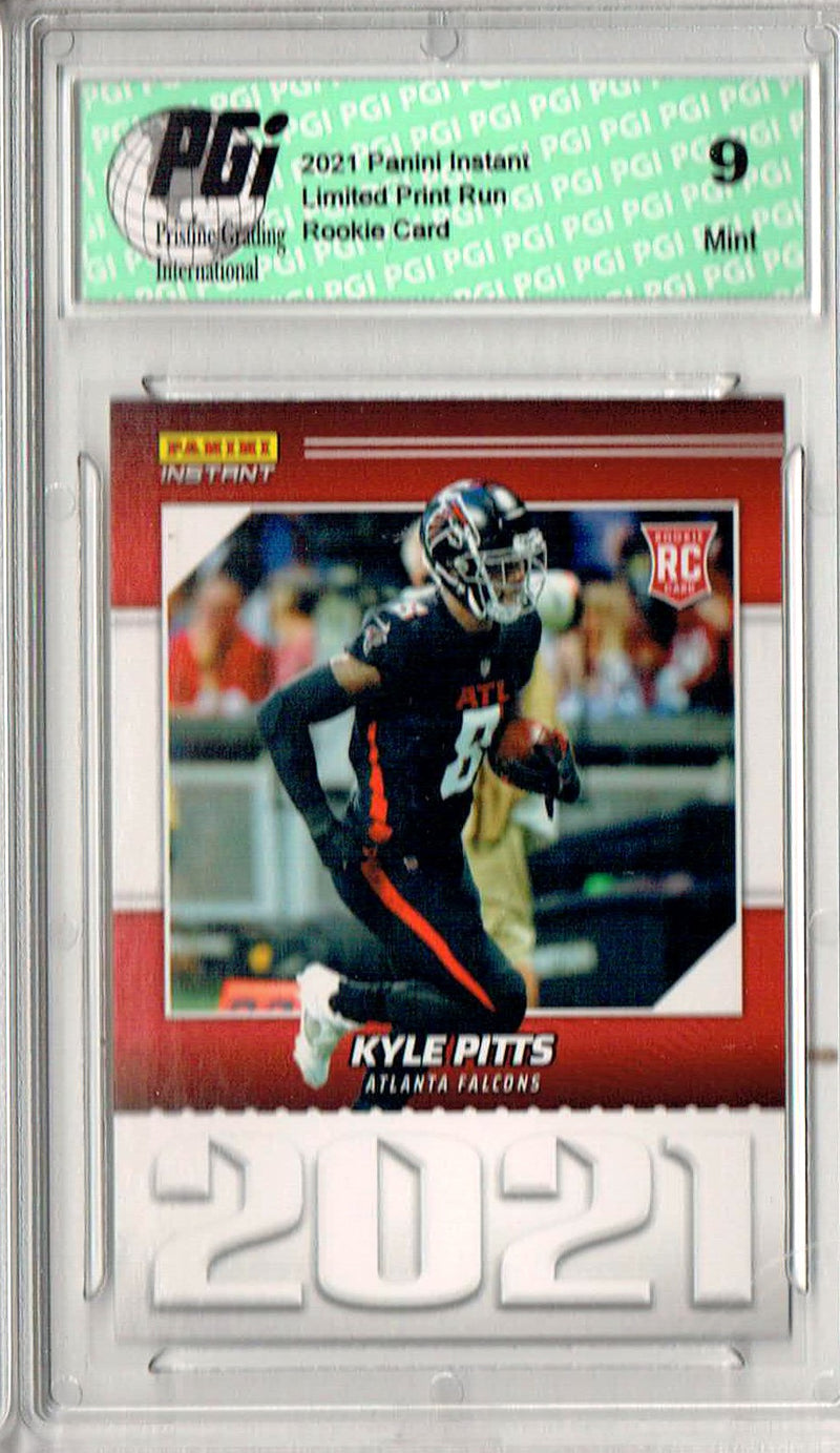 PGI 9 Kyle Pitts 2021 Panini Year One #YO4 Print Run: 1,269 Rookie Card