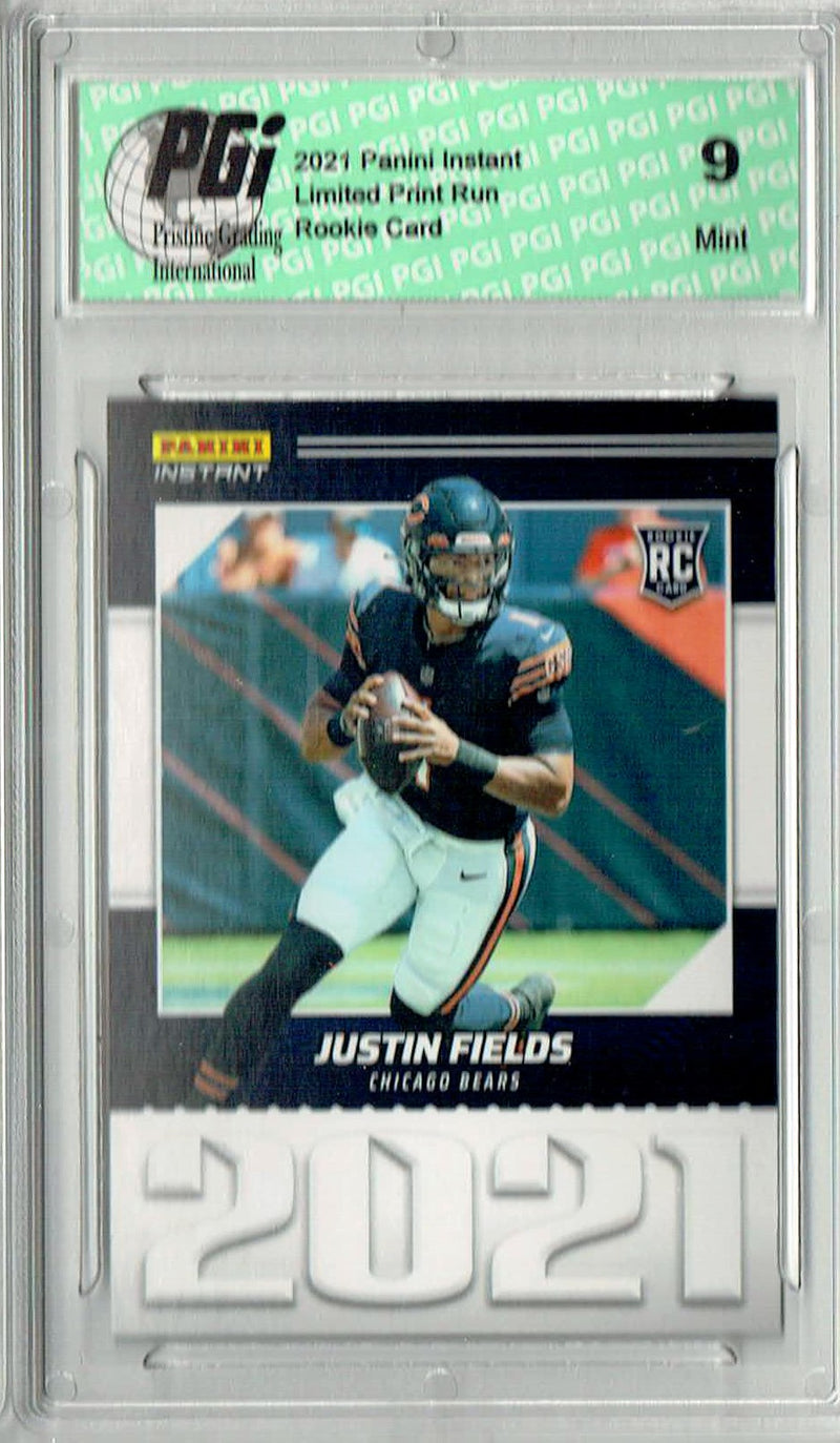 PGI 9 Justin Fields 2021 Panini Year One #YO8 Print Run: 1,269 Rookie Card