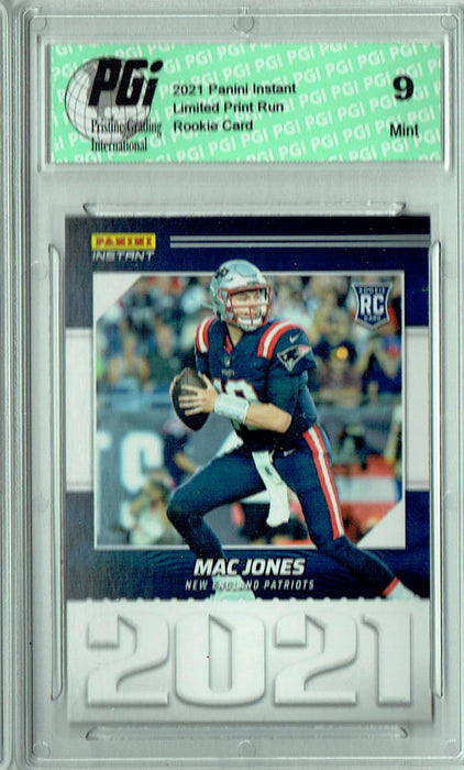 PGI 9 Mac Jones 2021 Panini Year One #YO9 Print Run: 1,269 Rookie Card