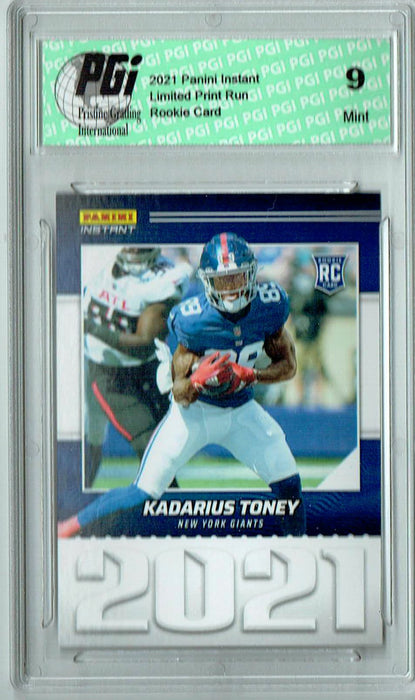 PGI 9 Kadarius Toney 2021 Panini Year One #YO10 Print Run: 1,269 Rookie Card