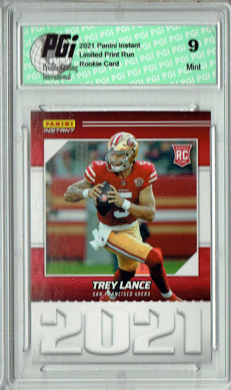 PGI 9 Trey Lance 2021 Panini Year One #YO3 Print Run: 1,269 Rookie Card