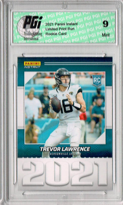 PGI 9 Trevor Lawrence 2021 Panini Year One #YO1 Print Run: 1,269 Rookie Card