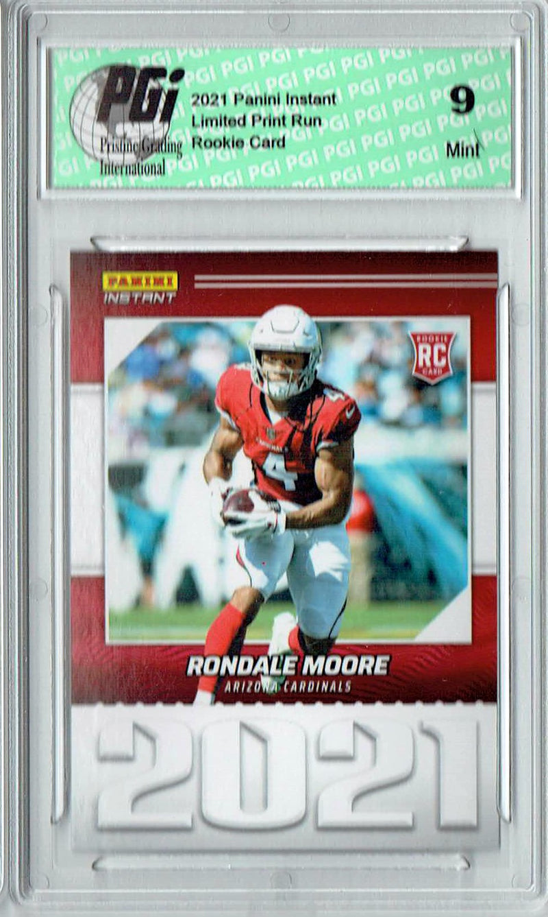 PGI 9 Rondale Moore 2021 Panini Year One #YO16 Print Run: 1,269 Rookie Card