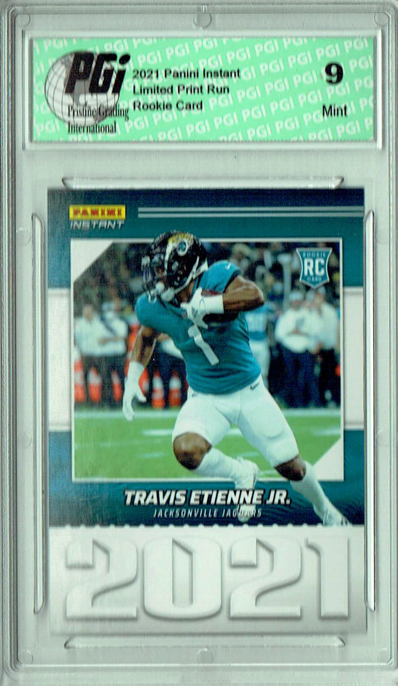 PGI 9 Travis Etienne Jr. 2021 Panini Year One #YO12 Print Run: 1,269 Rookie Card