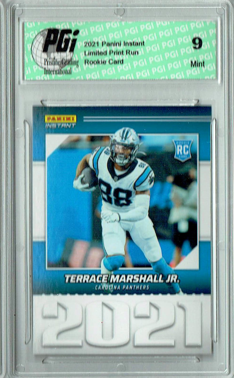 PGI 9 Terrace Marshall Jr. 2021 Panini Year One #YO19 Print Run 1,269 Rookie Card