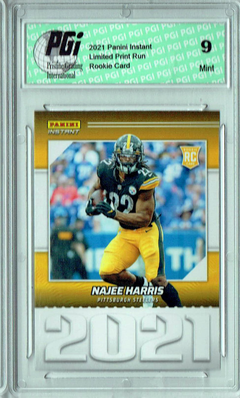 PGI 9 Najee Harris 2021 Panini Year One #YO11 Print Run: 1,269 Rookie Card