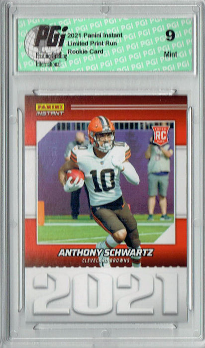 PGI 9 Anthony Schwartz 2021 Panini Year One #YO27 Print Run: 1,269 Rookie Card