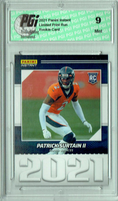 PGI 9 Patrick Surtain II 2021 Panini Year One #YO37 Print Run: 1,269 Rookie Card