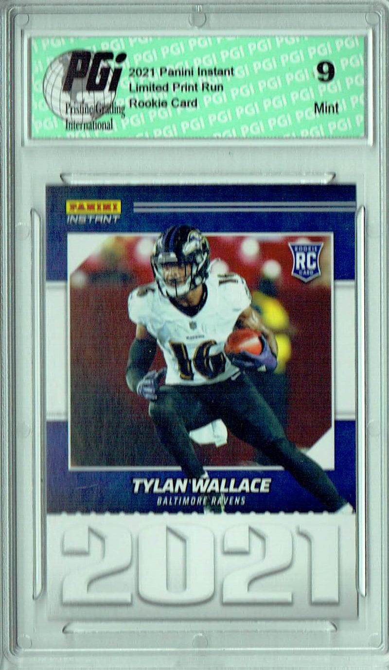 PGI 9 Tylan Wallace 2021 Panini Year One #YO32 Print Run: 1,269 Rookie Card