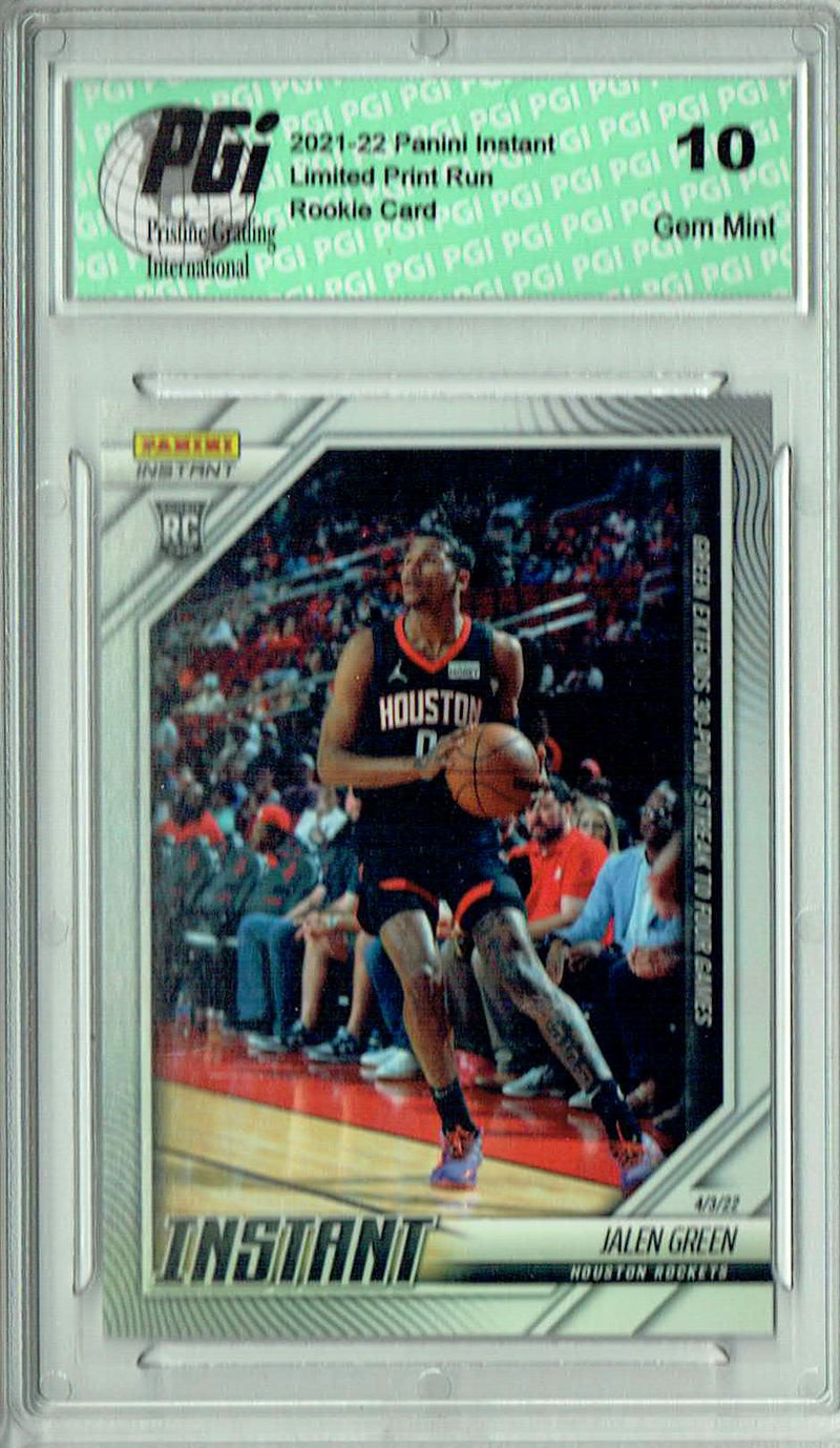 Jalen Green 2021 Panini Instant #179 Just 191 Ever Made! Rookie Card PGI 10