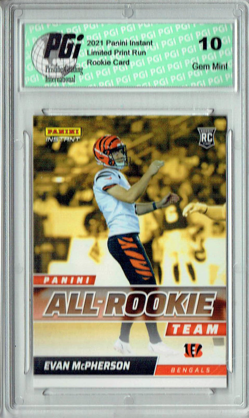 Evan McPherson 2021 Panini Instant #ART24 All Rookie 1/911 Rookie Card PGI 10