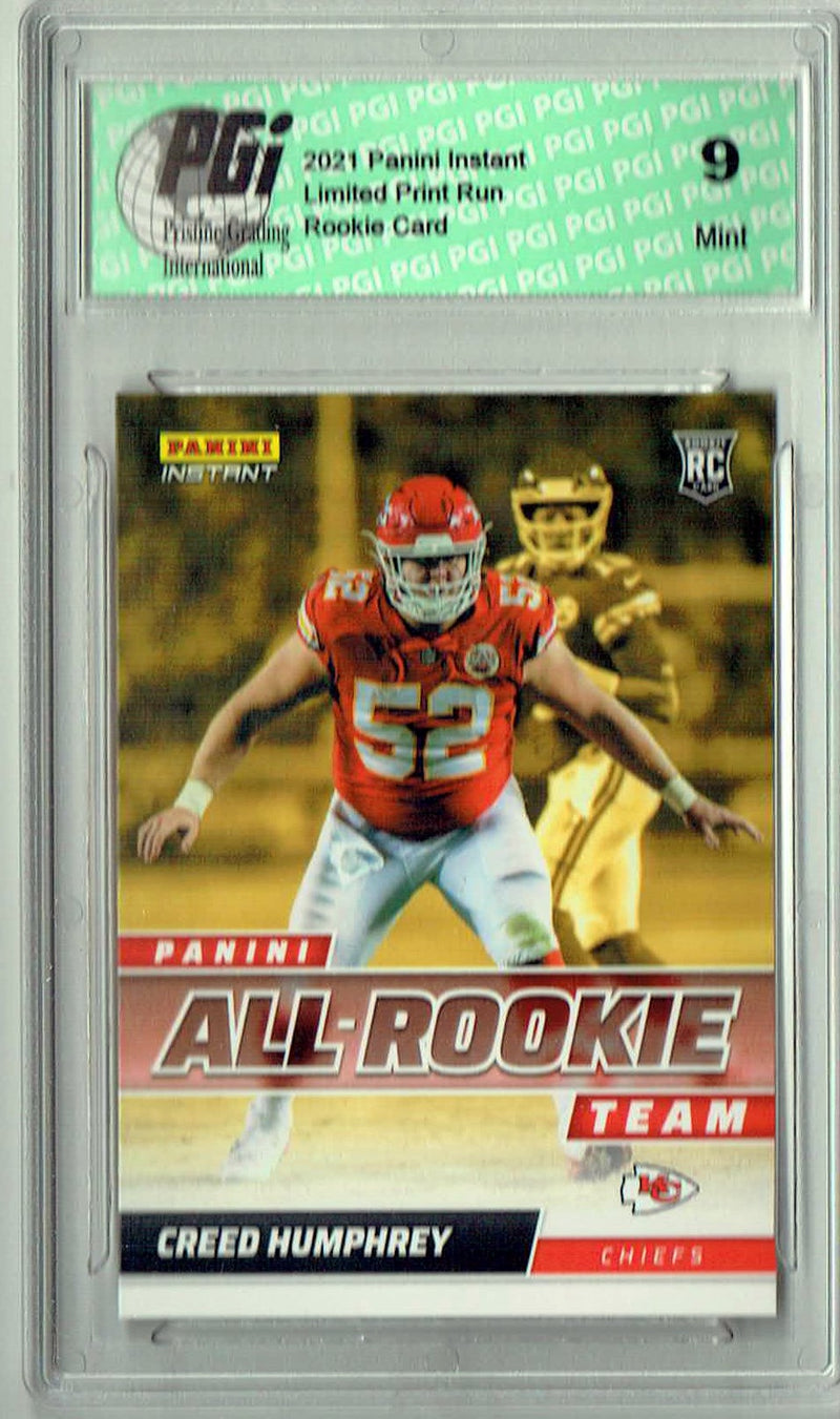 PGI 9 Creed Humphrey 2021 Panini Instant #ART10 All Rookie 1/911 Rookie Card