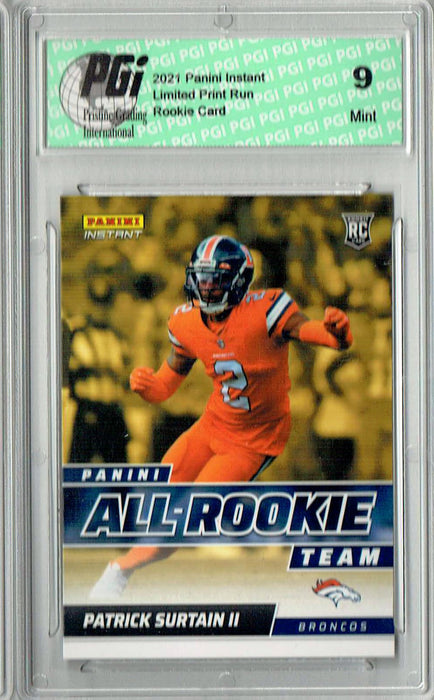 PGI 9 Patrick Surtain II 2021 Panini Instant #ART19 All Rookie 1/911 Rookie Card