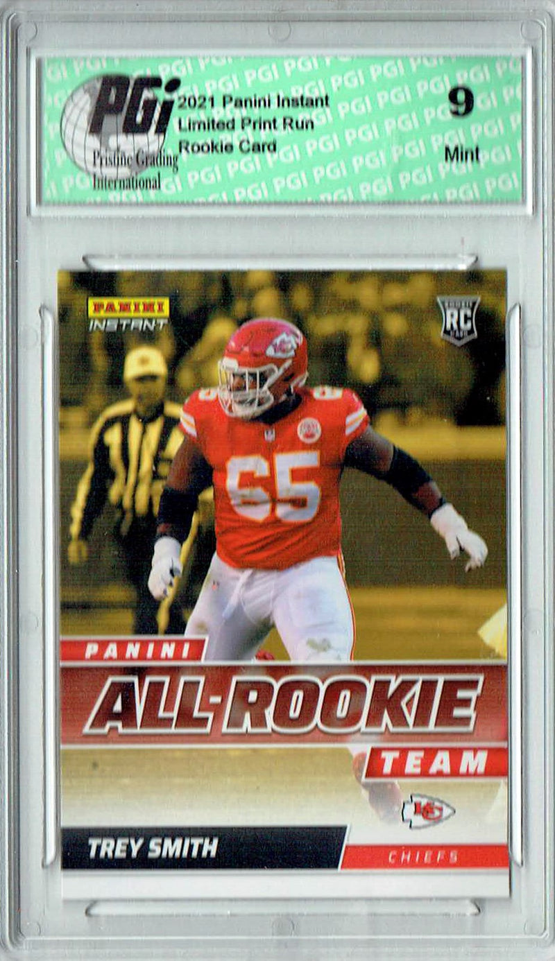 PGI 9 Trey Smith 2021 Panini Instant #ART11 All Rookie 1/911 Rookie Card