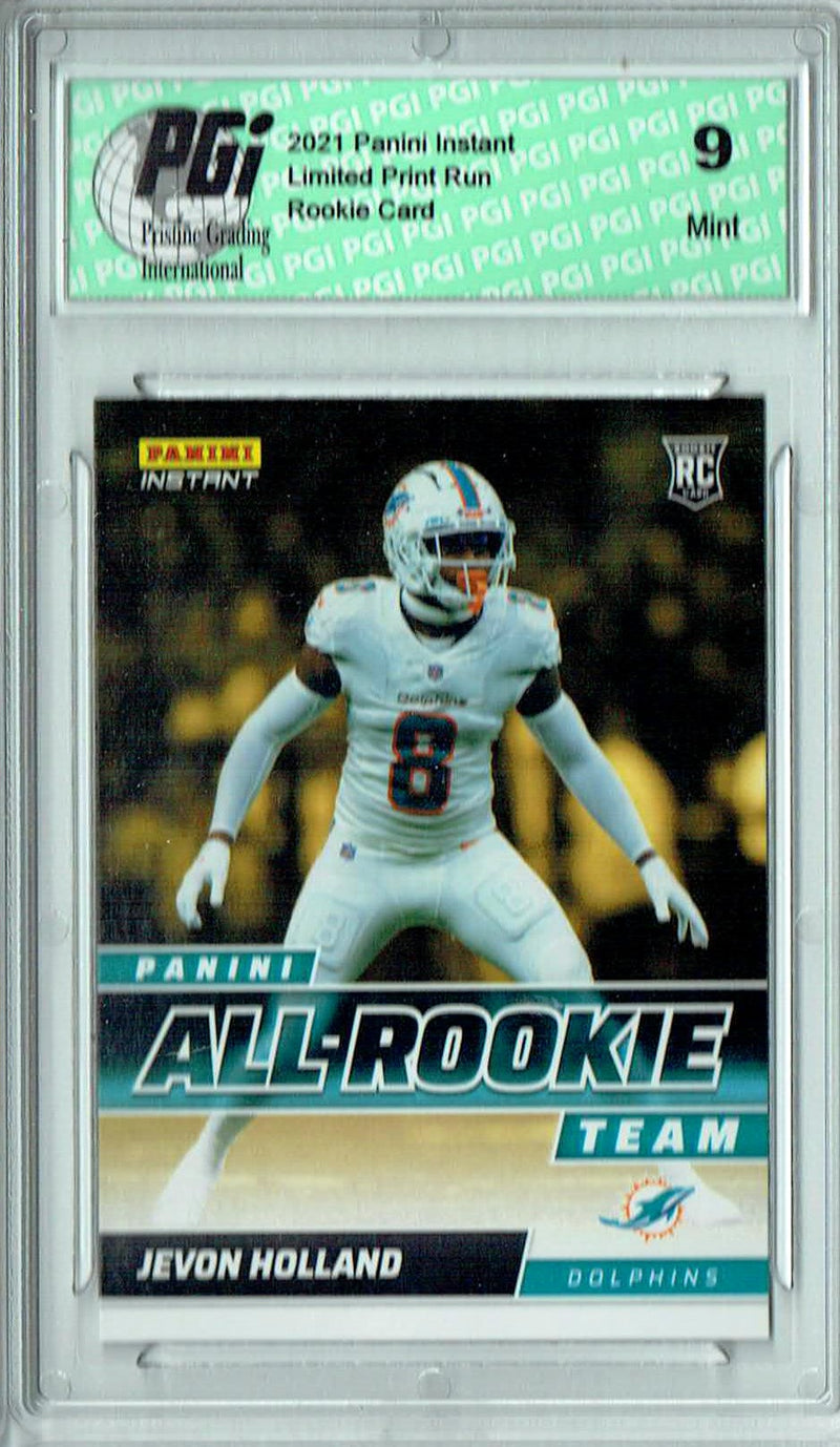 PGI 9 Jevon Holland 2021 Panini Instant #ART22 All Rookie 1/911 Rookie Card