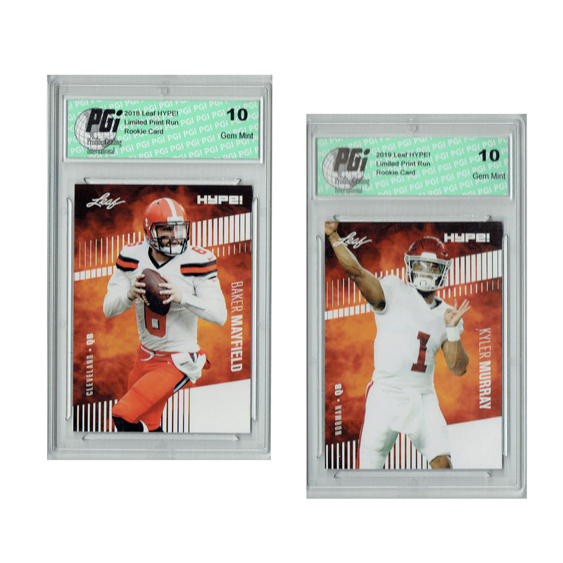 Kyler Murray Rookie Card Arizona PGI 10 Gem Mint Football Trading Card 2019 Leaf Hype #22 | #3A 5000 Made