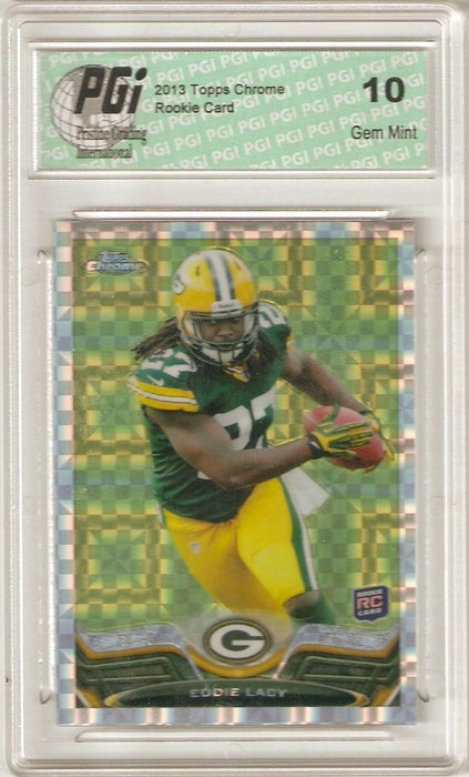 Eddie Lacy Lacey 2013 Topps Chrome X-FRACTOR #131 Rookie Card PGI 10