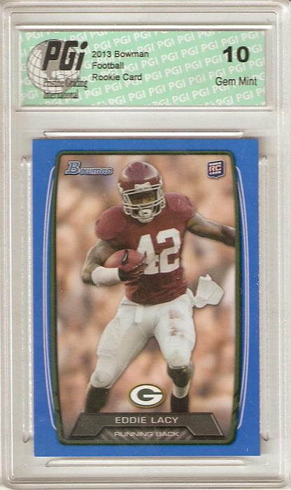 Eddie Lacy 2013 Bowman Blue SP Packers Alabama Only 399 Made Rookie Card PGI 10