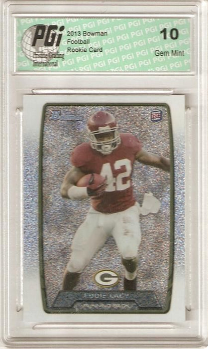 Eddie Lacy 2013 Bowman Silver Ice SP Ultra Rare Packers Made Rookie Card PGI 10