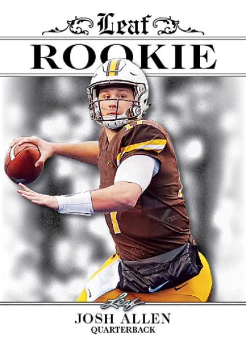 Mint Josh Allen 2018 Leaf Exclusive #2 Only 5000 Made! Rare Rookie Card
