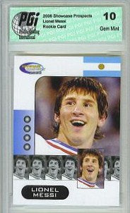 Lionel Messi Showcase Prospects Argentina 2006 World Cup Rookie Card PGI 10