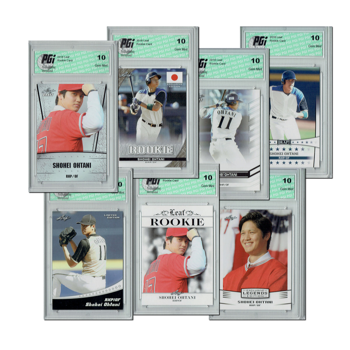 SHOHEI OHTANI 2018 Leaf Limited Edition Rookie Baseball Card LE-01