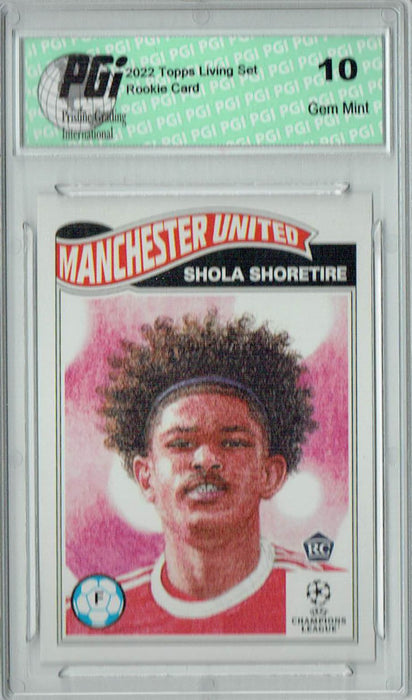 Shola Shoretire 2022 Topps Living Set #481 Print Run: 1,105 Rookie Card PGI 10
