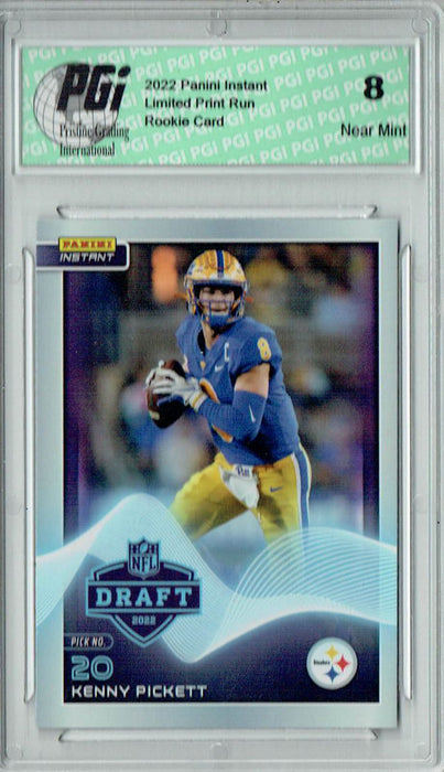 PGI 8 Kenny Pickett 2022 Panini Instant #15 NFL Draft 1/3171 Rookie Card