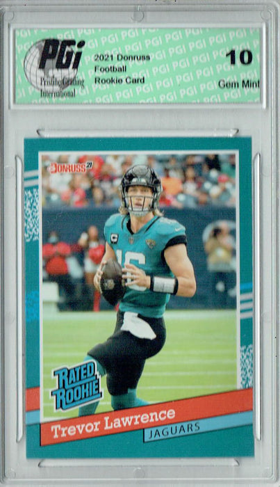 Trevor Lawrence 2021 Panini Instant #BW1 1/2231 Rated Rookie Card PGI 10