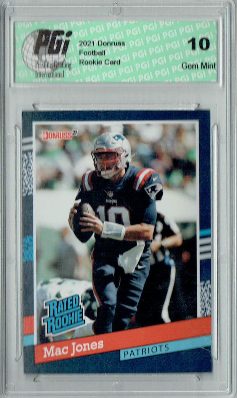 Mac Jones 2021 Panini Instant #BW9 1/2231 Rated Rookie Card PGI 10