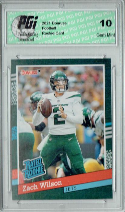 Zach Wilson 2021 Panini Instant #BW2 1/2231 Rated Rookie Card PGI 10