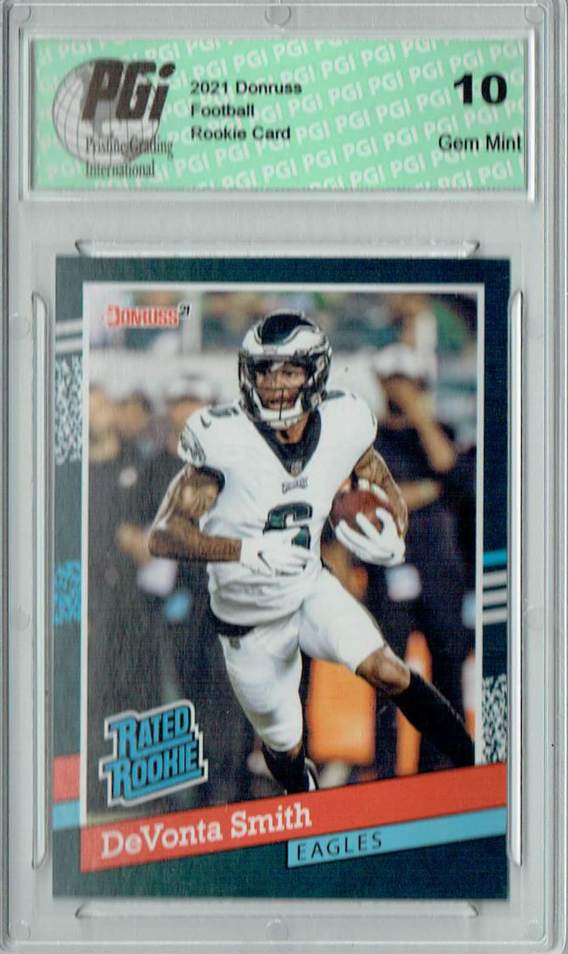 DeVonta Smith 2021 Panini Instant #BW7 1/2231 Rated Rookie Card PGI 10