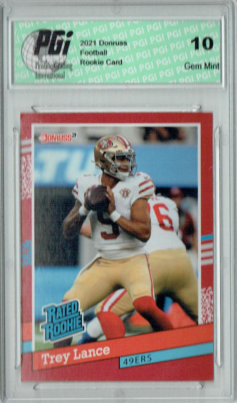 Trey Lance 2021 Panini Instant #BW3 1/2231 Rated Rookie Card PGI 10