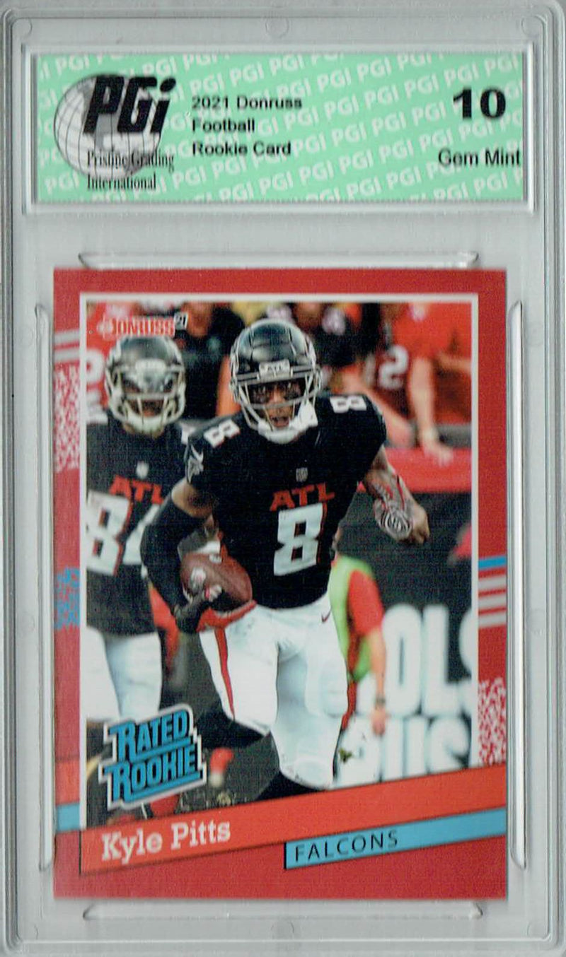 Kyle Pitts 2021 Panini Instant #BW4 1/2231 Rated Rookie Card PGI 10