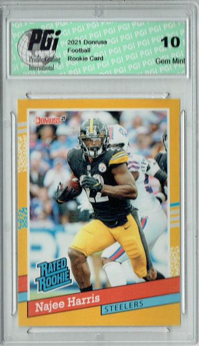 Najee Harris 2021 Panini Instant #BW11 1/2231 Rated Rookie Card PGI 10