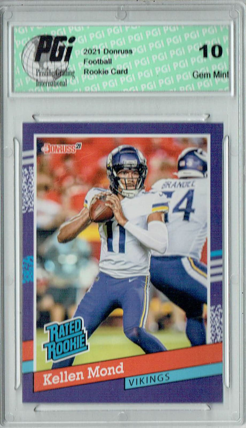 Kellen Mond 2021 Panini Instant #BW21 1/2231 Rated Rookie Card PGI 10